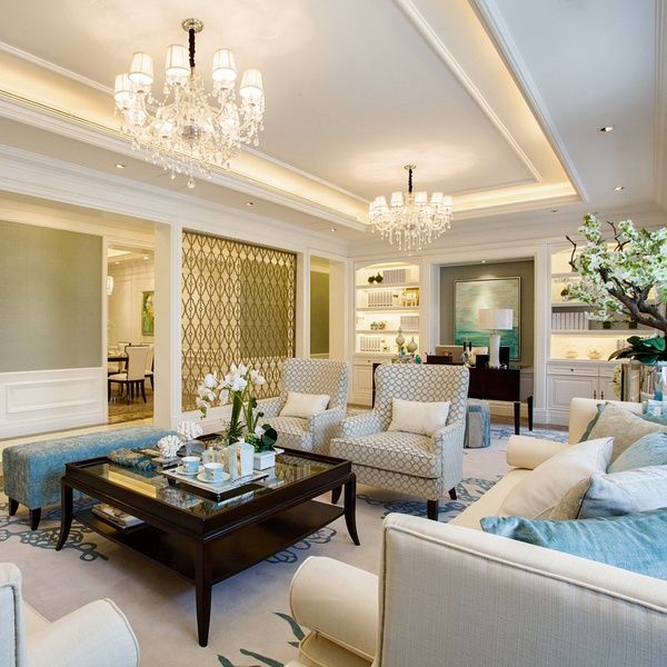 环保别墅客厅装修 环保别墅客厅装修