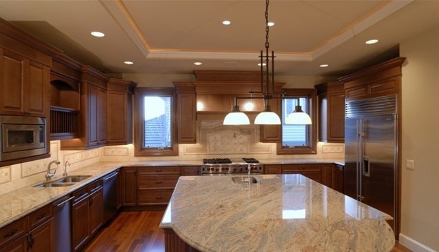 别墅厨房装修台面风格四 别墅厨房装修台面风格四