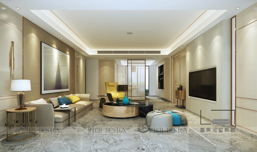 现代客厅装修风格效果图