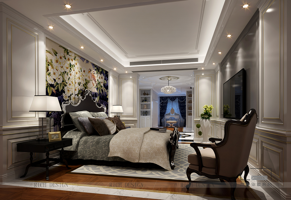 别墅主卧装修效果图 别墅主卧装修效果图