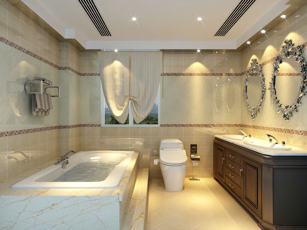 卫浴装修效果图 卫浴装修效果图