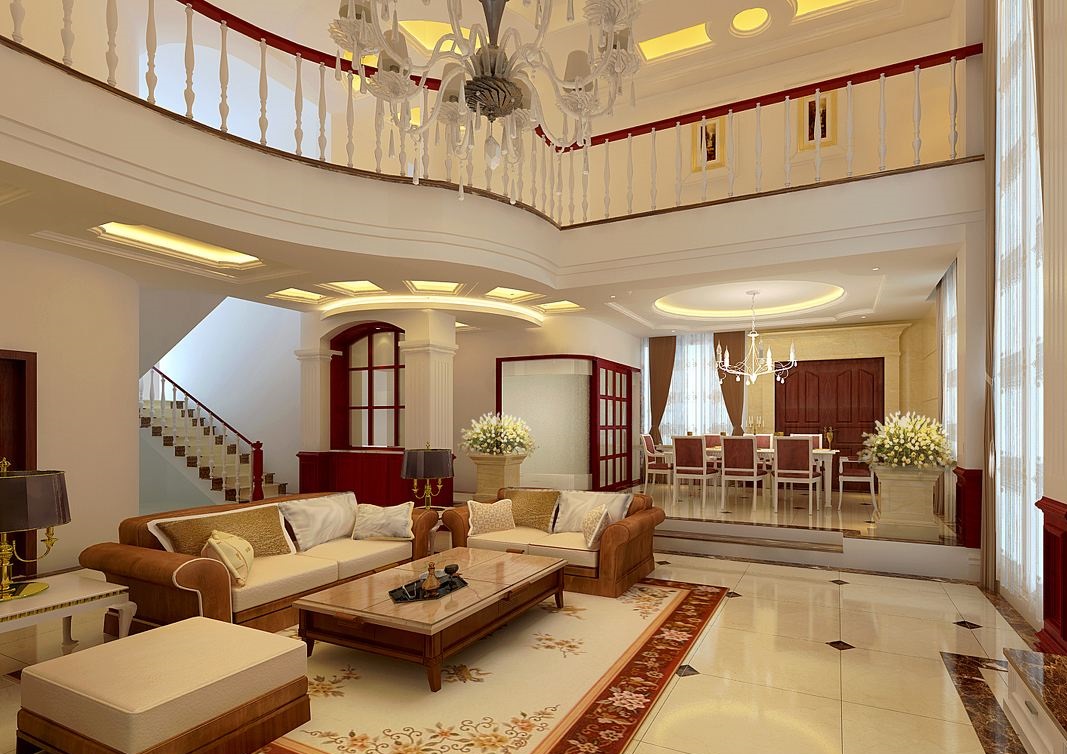 美式客厅装修效果图 美式客厅装修效果图