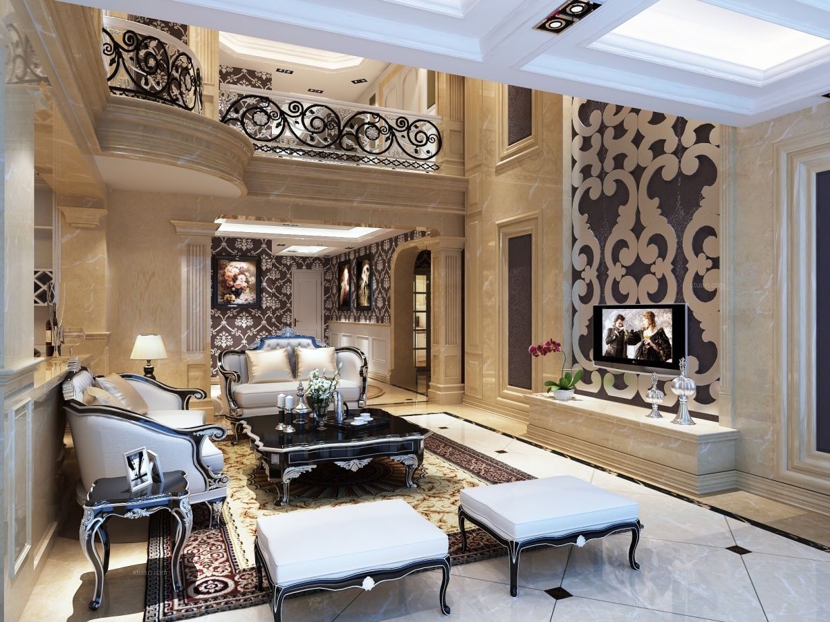 欧式客厅装修效果图 欧式客厅装修效果图