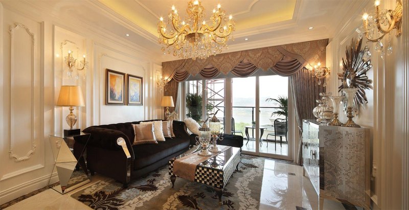 欧式客厅装修效果图