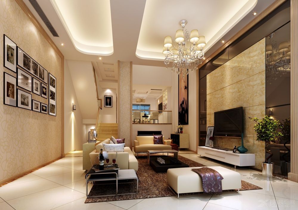 欧式客厅装修效果图