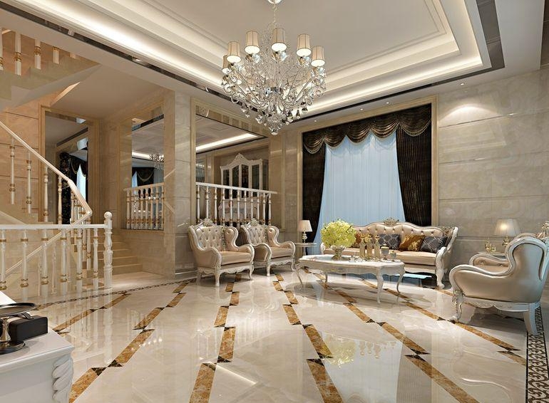 欧式别墅沙发设计