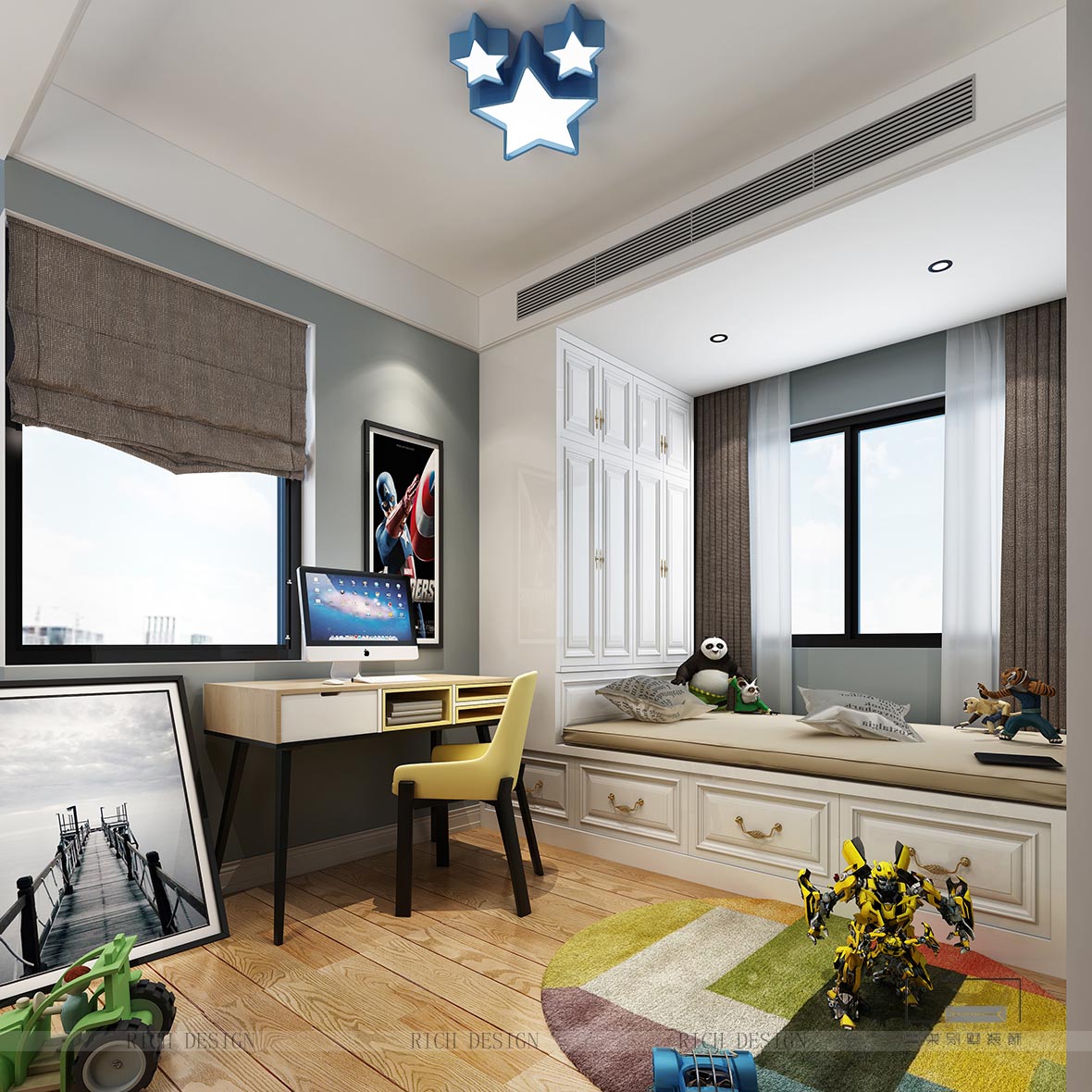 欧式儿童房装饰效果图 欧式儿童房装饰效果图